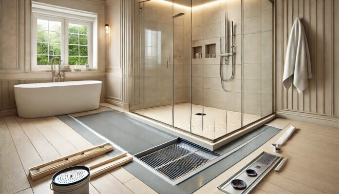 nowoczesne prysznice bez brodzika